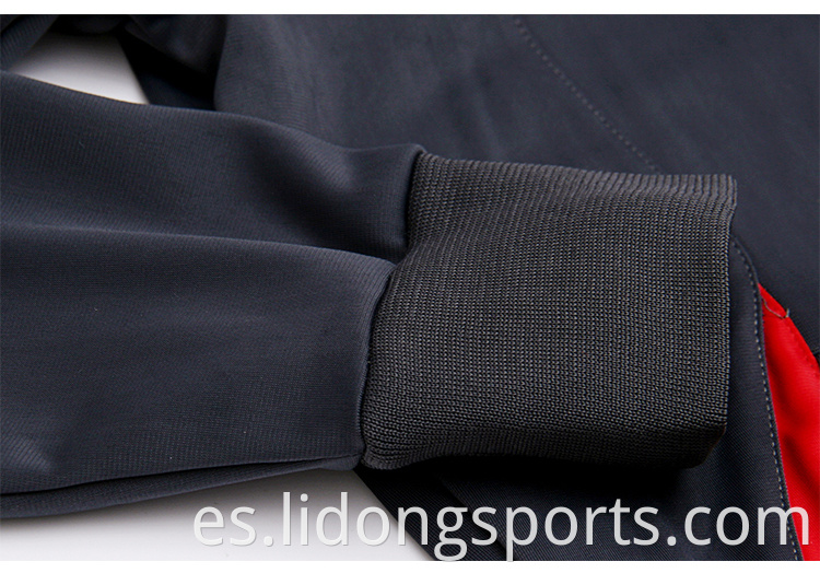 Lidong Men Sport Suit último diseño de chándal Sportswear Sportswear Fitness Polyester Men Apparada deportiva